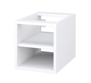 CONCEPT MODULAR nízka skrinka 30x47,3x33,2 cm, 1 polica, lesklá biela
