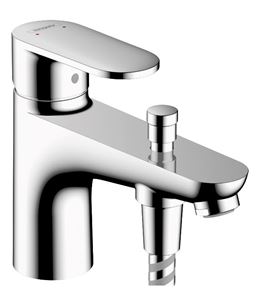 HANSGROHE VERNIS BLEND vaňová batéria 140mm, stojanková, páková, na okraj vane, 2 prietoky, s prepínačom, chróm