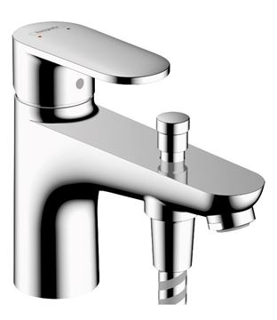 HANSGROHE VERNIS BLEND vaňová batéria 140mm, stojanková, páková, na okraj vane, 2 prietoky, s prepínačom, chróm