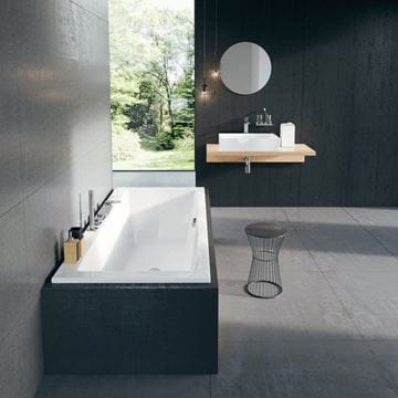 RAVAK CHROME CR 025.00 batéria na okraj vane, 4-otvorová, s prepínačom, so sprchovou súpravou, chróm X070073 Obrázek - fotka
