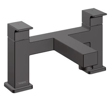 HANSGROHE VERNIS SHAPE batéria na okraj vane, 2-otvorová, matná čierna