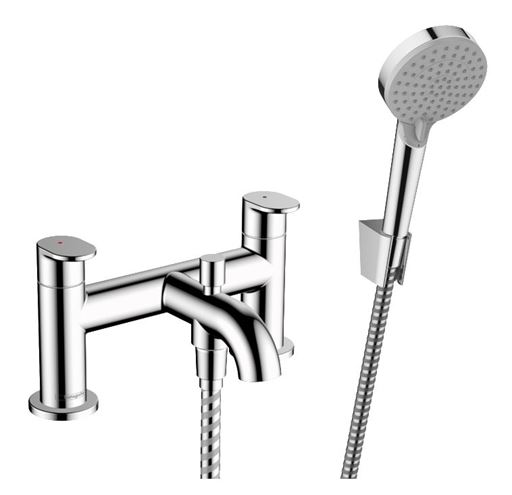 HANSGROHE VERNIS BLEND batéria na okraj vane, 2-otvorová, so sprchovou súpravou, chróm 71461000 Obrázek - Hlavní obrázek