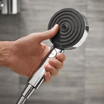 HANSGROHE PULSIFY SELECT S 3JET ručná sprcha pr. 105 mm, 3 prúdy, Relaxation EcoSmart, chróm 24111000 Obrázek - fotka