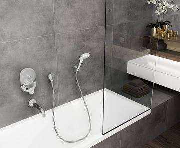 HANSGROHE VERNIS BLEND vaňová podomietková batéria, s prepínačom, chróm 71449000 Obrázek - fotka