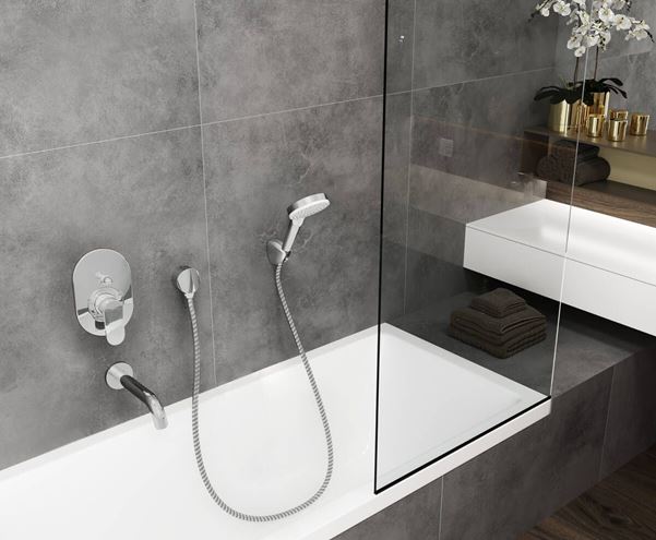 HANSGROHE VERNIS BLEND vaňová podomietková batéria, s prepínačom, chróm 71449000 Obrázek - fotka