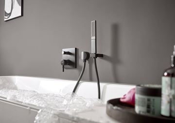HANSGROHE FINORIS vaňová podomietková batéria, s prepínačom, matná čierna 76416670 Obrázek - fotka