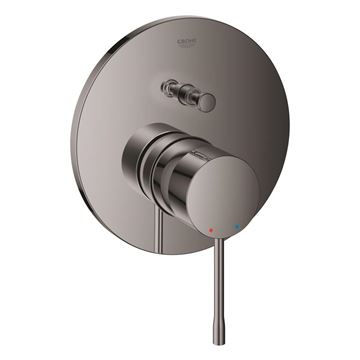 GROHE ESSENCE NEW vaňová podomietková batéria, s prepínačom, brúsený hard graphite