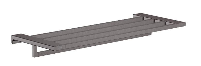 HANSGROHE ADDSTORIS držiak uterákov 648 mm, kartáčovaný čierny chróm 41751340 Obrázek - Hlavní obrázek