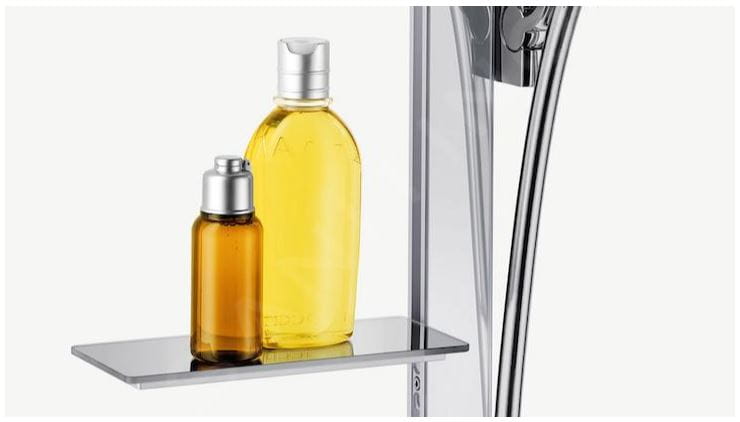 HANSGROHE CASETTA mydlenka, pre sprchovú tyč, chróm/čierna 26511600 Obrázek - fotka