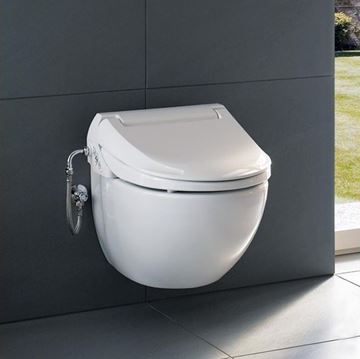 GEBERIT AQUACLEAN 4000 SET závesné WC s bidetovým sedátkom, SoftClosing, Rimfree 146.135.11.1 Obrázek - fotka