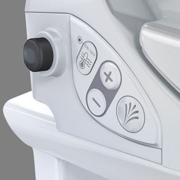 GEBERIT AQUACLEAN 4000 bidetové sedátko, SoftClosing, alpská biela 146.130.11.2 Obrázek - fotka