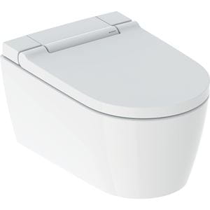 GEBERIT AQUACLEAN SELA závesné WC s bidetovým sedátkom, SoftOpening, TurboFlush, KeraTect