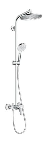 HANSGROHE CROMETTA S 240 SHOWERPIPE sprchový set s batériou, horná sprcha, ručná sprcha s 2 prúdmi, tyč, hadica, chróm 27269000 Obrázek - Hlavní obrázek
