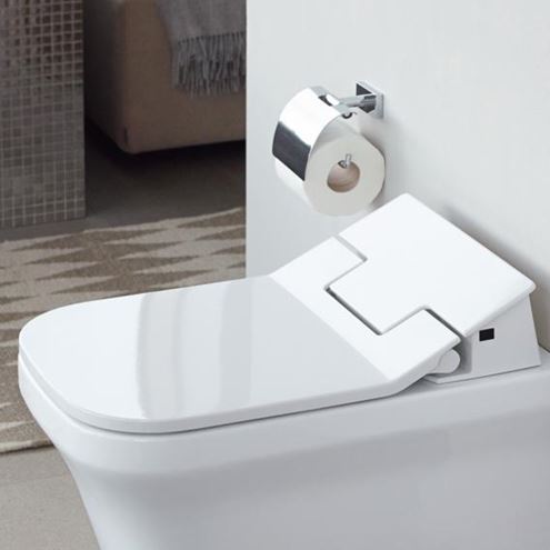DURAVIT SENSOWASH SLIM závesné WC, s bidetovým sedátkom, SoftClose, Rimless 631001002004300 Obrázek - fotka