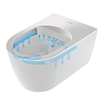 DURAVIT SENSOWASH SLIM závesné WC, s bidetovým sedátkom, SoftClose, Rimless 631000002004300 Obrázek - fotka