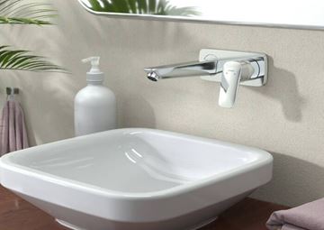 HANSGROHE LOGIS umývadlová batéria, podomietková, páková, vrchná sada, montáž na stenu, chróm 71220000 Obrázek - fotka