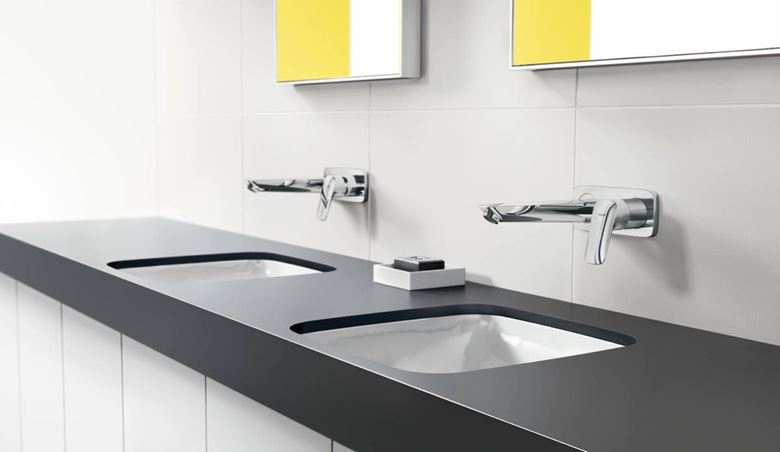 HANSGROHE LOGIS umývadlová batéria, podomietková, páková, vrchná sada, montáž na stenu, chróm 71220000 Obrázek - fotka