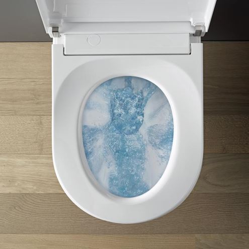 DURAVIT SENSOWASH STARCK F PLUS COMPACT závesné WC s bidetovým sedadlom, Rimless, Softclose, biela 650000012004320 Obrázek - fotka