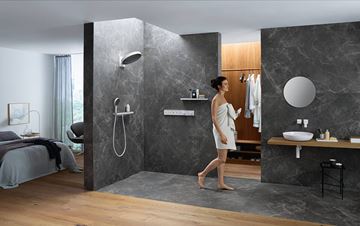 HANSGROHE RAINSELECT podomietková termostatická batéria, pre 4 spotrebiče, matná biela 15382700 Obrázek - fotka