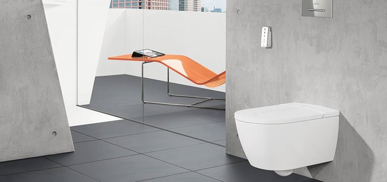 VILLEROY & BOCH VICLEAN sprchovacie WC s bidetovým sedátkom, SoftClosing, DirectFlush, CeramicPlus, alpská biela V0E100R1 Obrázek - fotka