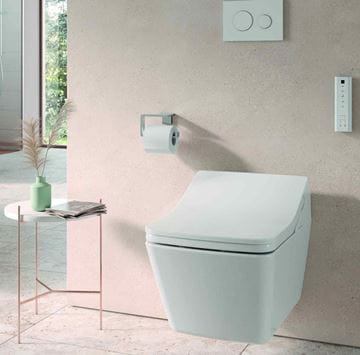 CONCEPT 200 WASHLET závesné WC s bidetovým sedadlom, Rimless, hranaté 522EY-CON-WC-S+896CG Obrázek - fotka