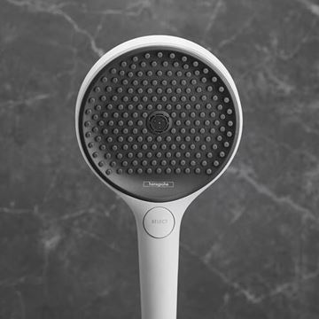 HANSGROHE RAINFINITY 3JET ručná sprcha pr. 130 mm, 3 prúdy, EcoSmart, matná biela 26865700 Obrázek - fotka