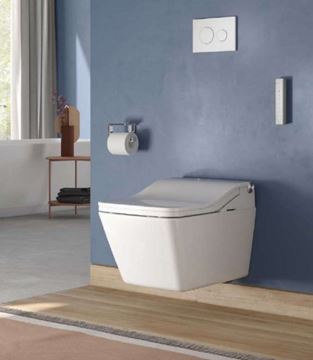 CONCEPT 300 WASHLET závesné WC s bidetovým sedadlom, Rimless, hranaté 522EY-CON-WC-S+803CG Obrázek - fotka