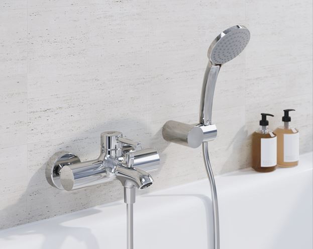 IDEAL STANDARD IDEALRAIN SOFT M1 sprchová súprava 3-dielna, ručná sprcha pr. 100 mm, hadica, držiak, chróm B9451AA Obrázek - fotka