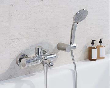 IDEAL STANDARD IDEALRAIN SOFT M1 sprchová súprava 3-dielna, ručná sprcha pr. 100 mm, hadica, držiak, chróm B9451AA Obrázek - fotka