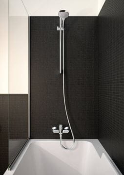 HANSGROHE CROMA SELECT E VARIO 3JET sprchová súprava 3-dielna, ručná sprcha 110x110 mm, 3 prúdy, tyč, hadica, EcoSmart, biela/chróm 26583400 Obrázek - fotka