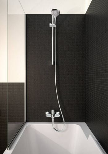 HANSGROHE CROMA SELECT E VARIO 3JET sprchová súprava 3-dielna, ručná sprcha 110x110 mm, 3 prúdy, tyč, hadica, EcoSmart, biela/chróm 26583400 Obrázek - fotka