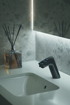 IDEAL STANDARD INTELLIMIX senzorová umývadlová batéria, s dávkovaním mydla, napájanie zo siete, čierna A7488B3 Obrázek - fotka