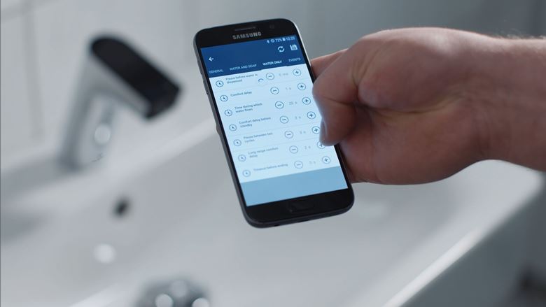 IDEAL STANDARD INTELLIMIX senzorová umývadlová batéria, s dávkovaním mydla, napájanie zo siete, chróm A7488AA Obrázek - fotka