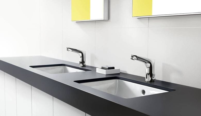 HANSGROHE FOCUS umývadlová senzorová batéria s prednastavenou teplotou, napájanie z batérie, EcoSmart, chróm 31172000 Obrázek - fotka