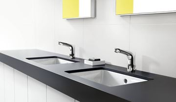 HANSGROHE FOCUS umývadlová senzorová batéria s prednastavenou teplotou, napájanie z batérie, EcoSmart, chróm 31172000 Obrázek - fotka