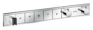 HANSGROHE RAINSELECT podomietková termostatická batéria, pre 5 spotrebičov, s držiakom hadice, chróm