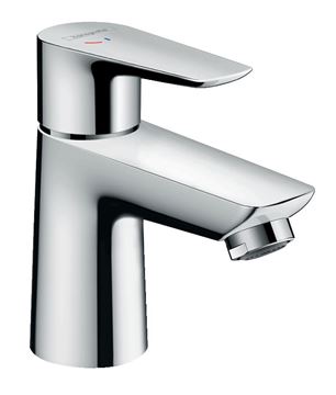 HANSGROHE TALIS E umývadlová stojanková batéria, s odtokovou súpravou, CoolStart, EcoSmart, chróm