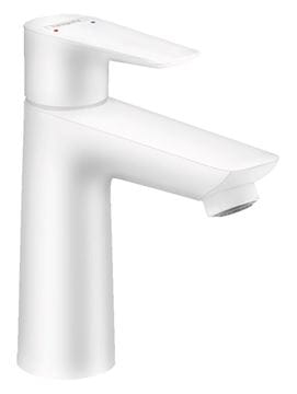 HANSGROHE TALIS E umývadlová stojanková batéria, s odtokovou súpravou, EcoSmart, matná biela