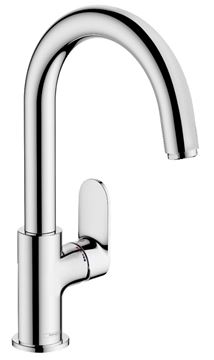 HANSGROHE VERNIS BLEND umývadlová stojanková batéria, s odtokovou súpravou a otočným výtokom, EcoSmart, chróm
