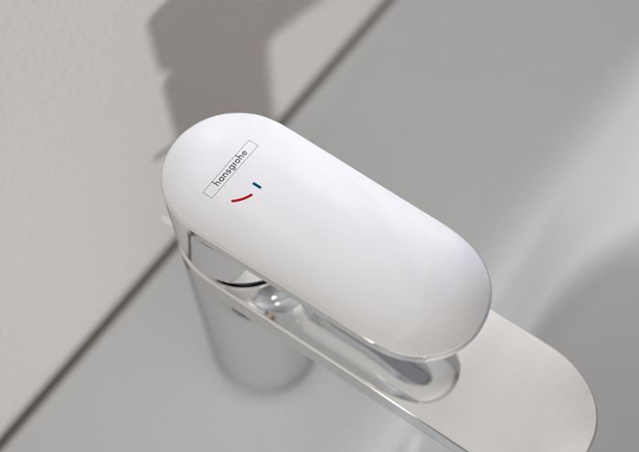 HANSGROHE VERNIS BLEND umývadlová stojanková batéria, s odtokovou súpravou, CoolStart, EcoSmart, chróm 71584000 Obrázek - fotka