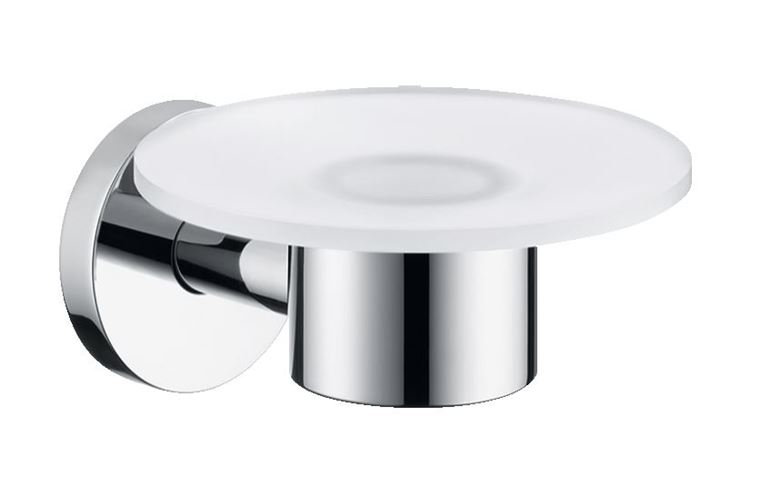 HANSGROHE LOGIS mydlovnička, nástenná, sklo, chróm 40515000 Obrázek - Hlavní obrázek