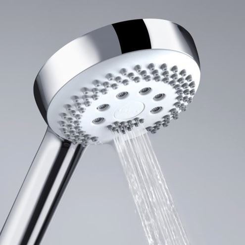 KLUDI LOGO 3S ručná sprcha pr. 96 mm, 3 prúdy, chróm 6830005-00 Obrázek - fotka
