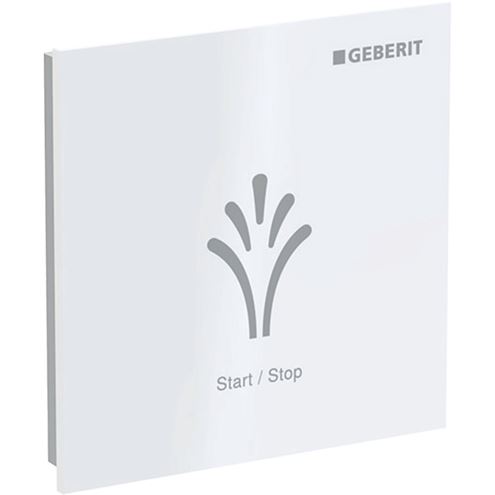 GEBERIT AQUACLEAN ovládacie tlačidlo splachovania, pre elektronický bidet, senzorové, napájanie z batérie, plast, biela 147.044.00.1 Obrázek - Hlavní obrázek
