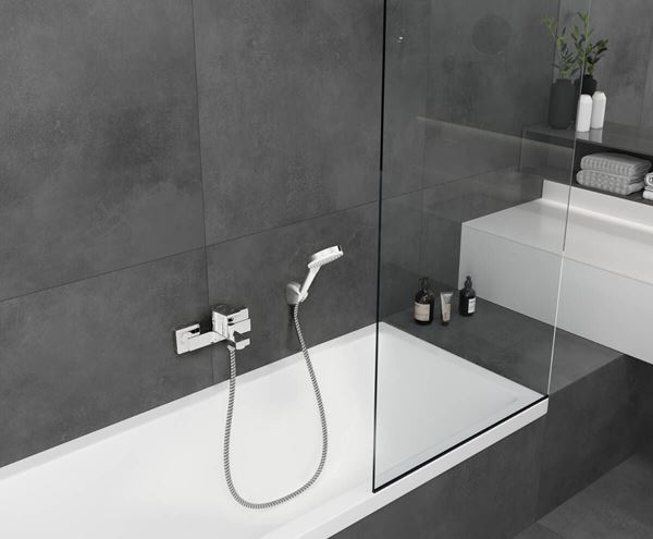 HANSGROHE VERNIS SHAPE vaňová nástenná batéria, s prepínačom, chróm 71450000 Obrázek - fotka