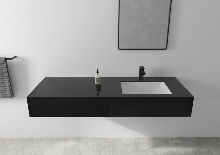HANSGROHE VERNIS SHAPE umývadlová stojanková batéria, s odtokovou súpravou, EcoSmart, matná čierna 71561670 Obrázek - fotka