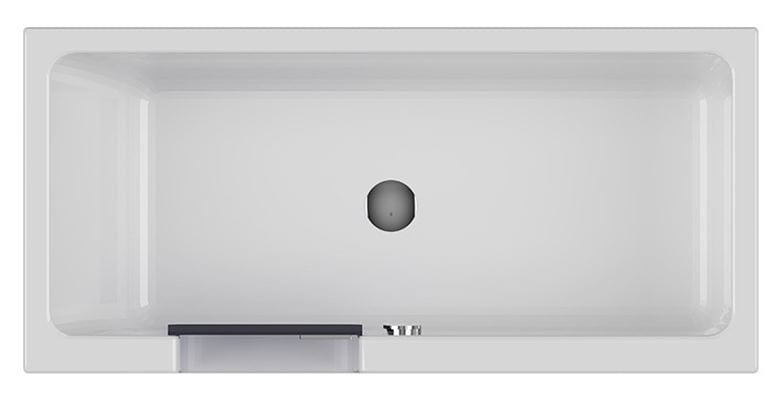 GKI DUOSETLA vaňa 170x80 cm, s dvierkami, so zástenou a sedadlom, s panelom a rámom, akrylát DUOSETLA Obrázek - fotka
