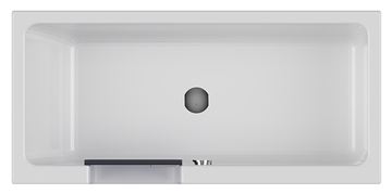 GKI DUOSETLF vaňa 170x80 cm, s dvierkami, so zástenou a sedadlom, s panelom na obloženie a rámom, akrylát DUOSETLF Obrázek - fotka