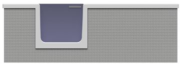 GKI DUOSETLF vaňa 170x80 cm, s dvierkami, so zástenou a sedadlom, s panelom na obloženie a rámom, akrylát DUOSETLF Obrázek - fotka