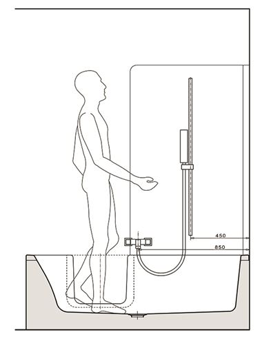 GKI DUOSETLF vaňa 170x80 cm, s dvierkami, so zástenou a sedadlom, s panelom na obloženie a rámom, akrylát DUOSETLF Obrázek - fotka
