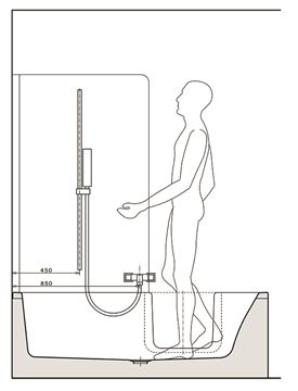 GKI DUOSETRF vaňa 170x80 cm, s dvierkami, so zástenou a sedadlom, s panelom na obloženie a rámom, akrylát DUOSETRF Obrázek - fotka